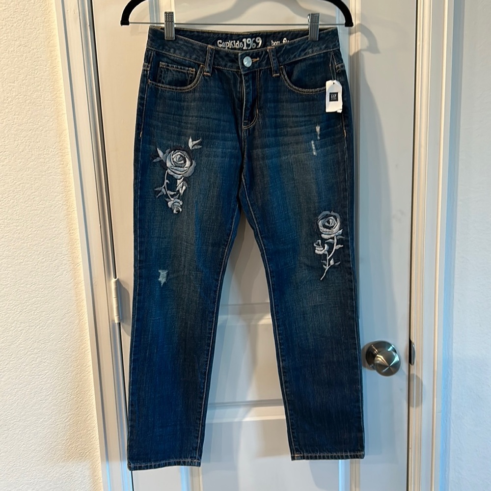 🛑 5/$20 NWT Girls Gap Kids Boy Fit Jeans Size 14